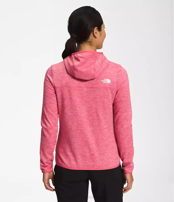 cosmo rose blanc chiné femmes The North Face sweat à capuche canyonlands 62XR746