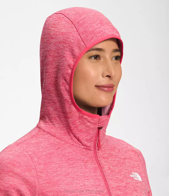 cosmo rose blanc chiné femmes The North Face sweat à capuche canyonlands 62XR746