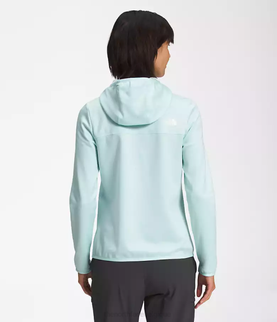 lucarne bleu blanc chiné femmes The North Face sweat à capuche canyonlands 62XR745