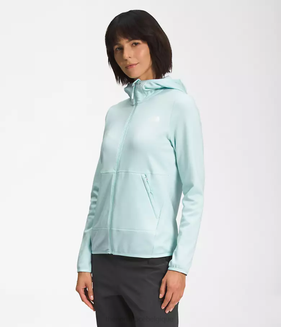 lucarne bleu blanc chiné femmes The North Face sweat à capuche canyonlands 62XR745