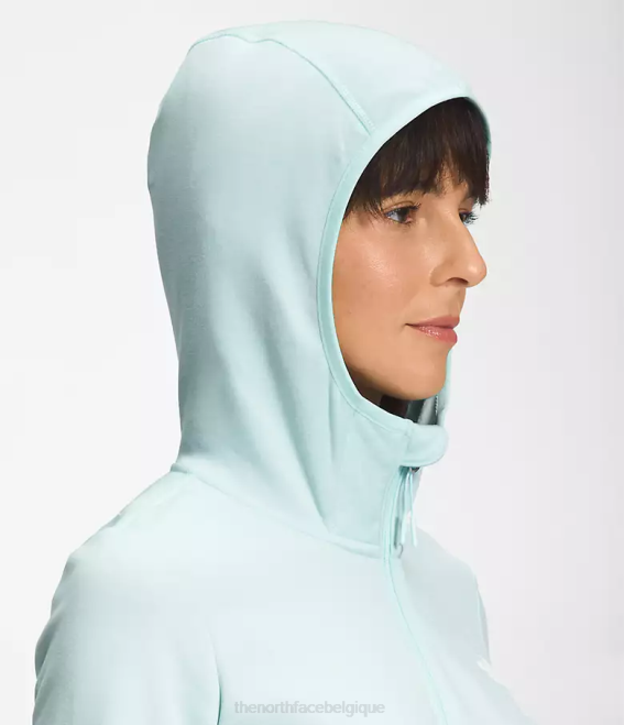 lucarne bleu blanc chiné femmes The North Face sweat à capuche canyonlands 62XR745