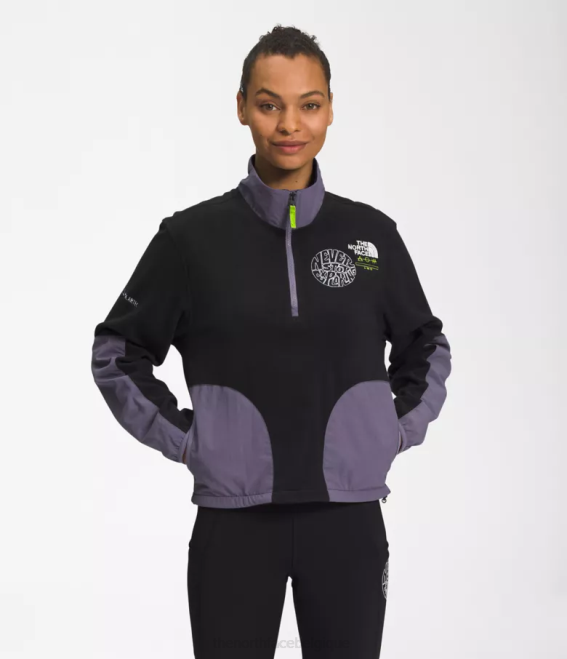 tnf noir/ardoise lunaire femmes The North Face trailwear fantasy ridge -zip 62XR1181