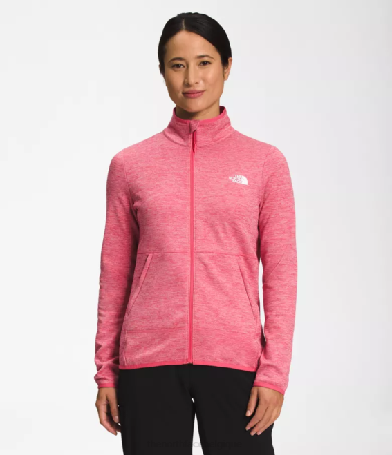 cosmo rose blanc chiné femmes The North Face Canyonlands à fermeture éclair intégrale 62XR380
