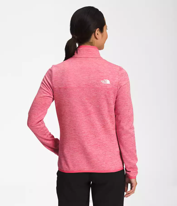 cosmo rose blanc chiné femmes The North Face Canyonlands à fermeture éclair intégrale 62XR380