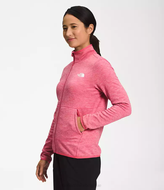 cosmo rose blanc chiné femmes The North Face Canyonlands à fermeture éclair intégrale 62XR380