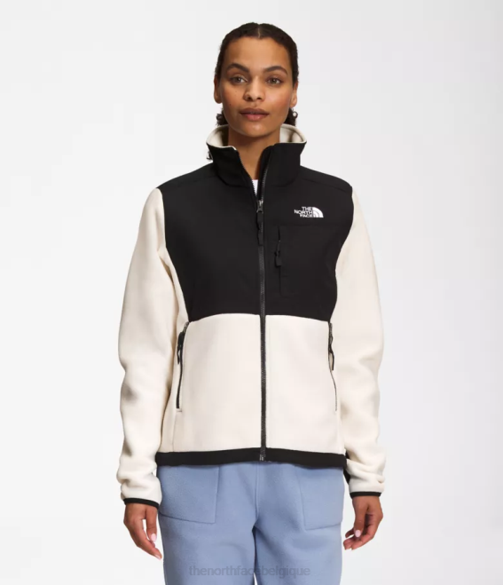 gardénia blanc femmes The North Face veste denali 62XR148