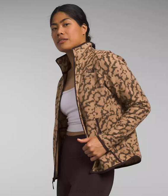 impression de colorant graphique au beurre d’amande femmes The North Face veste alpine polartec 100 62XR442