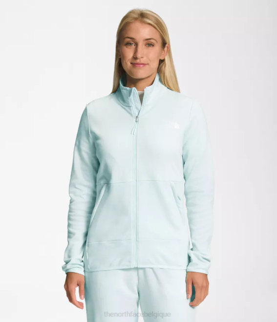 lucarne bleu blanc chiné femmes The North Face Canyonlands à fermeture éclair intégrale 62XR379