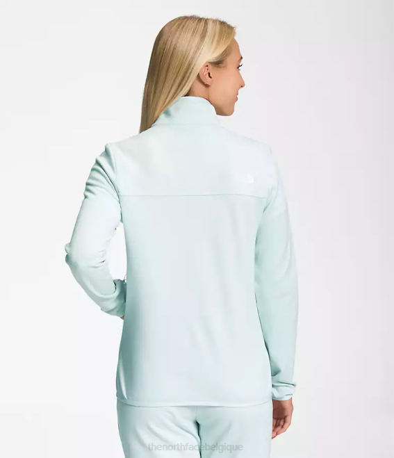 lucarne bleu blanc chiné femmes The North Face Canyonlands à fermeture éclair intégrale 62XR379