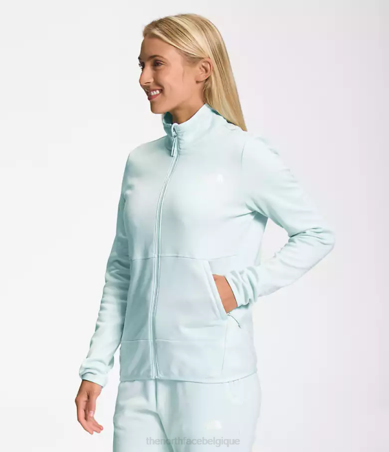 lucarne bleu blanc chiné femmes The North Face Canyonlands à fermeture éclair intégrale 62XR379