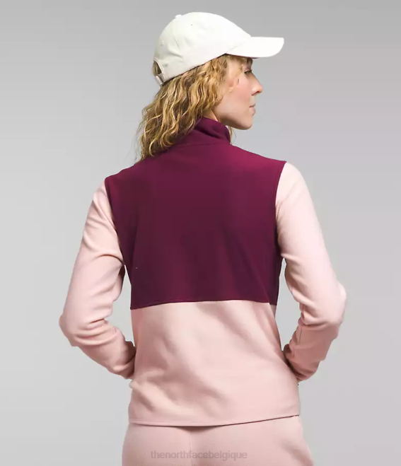 mousse rose/berry de Boysen femmes The North Face veste alpine polartec 100 62XR1013