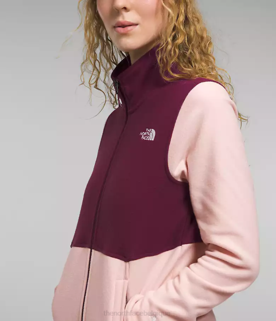 mousse rose/berry de Boysen femmes The North Face veste alpine polartec 100 62XR1013
