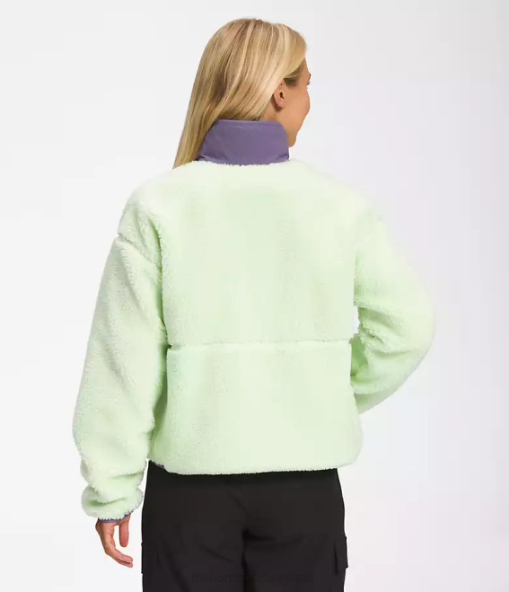 crème citron vert/ardoise lunaire femmes The North Face pull à poils extrêmes 62XR805