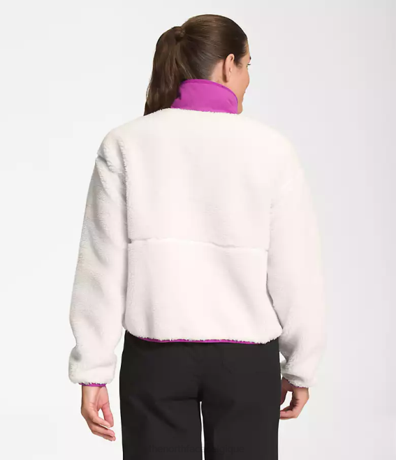 gardénia blanc/violet fleur de cactus femmes The North Face pull à poils extrêmes 62XR807