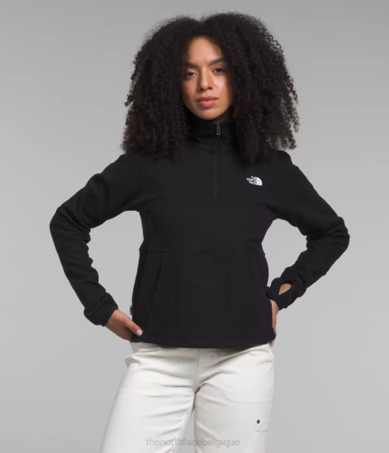 tnf noir femmes The North Face capot alpin polartec 100 -zip 62XR158