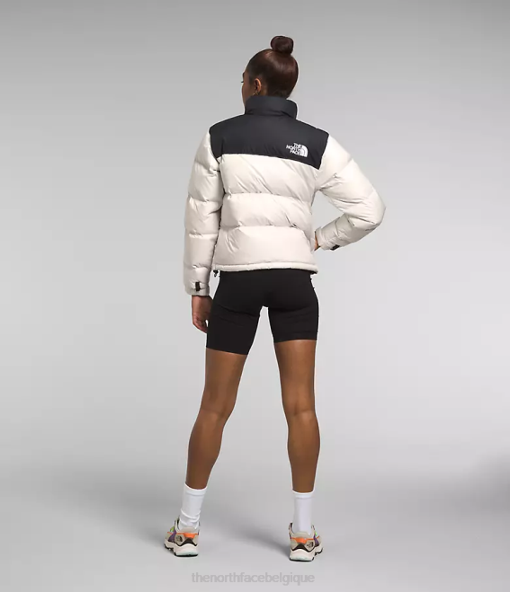 gardénia blanc femmes The North Face veste nuptse rétro 1996 62XR724