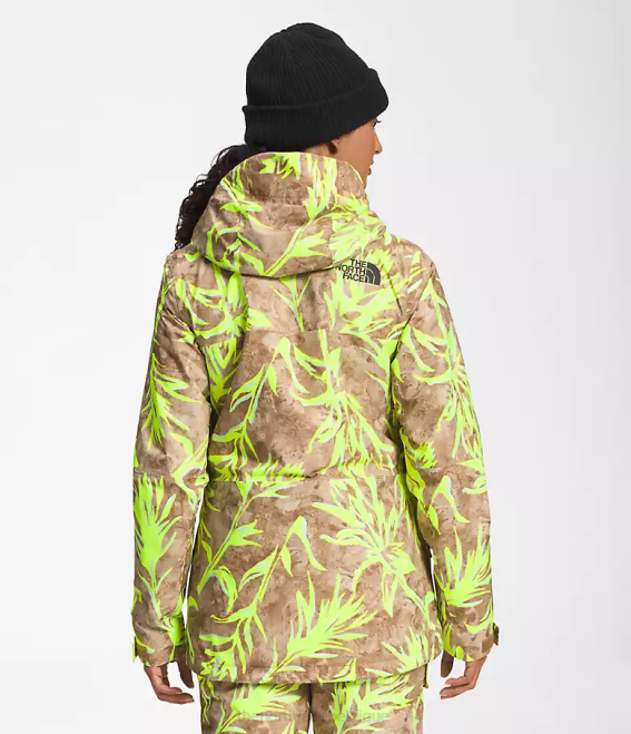 imprimé au pinceau des prairies marron utilitaire femmes The North Face veste triclimatique thermoball eco snow 62XR1175