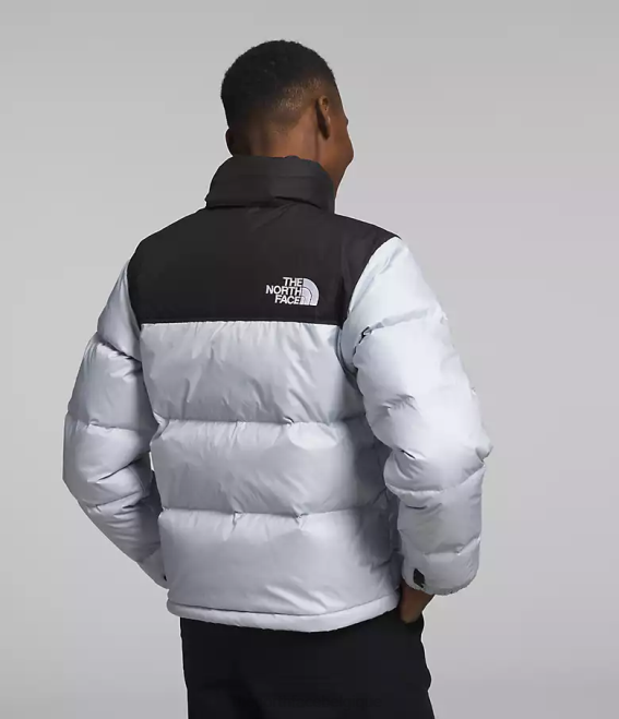 pervenche poussiéreuse/noir tnf femmes The North Face veste nuptse rétro 1996 62XR725
