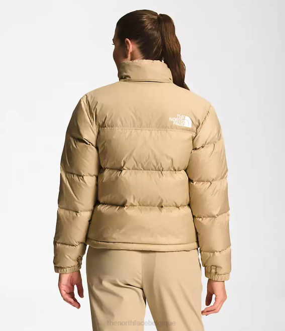 pierre kaki femmes The North Face veste nuptse rétro 1996 62XR731
