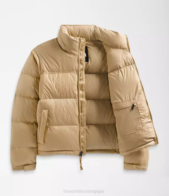 pierre kaki femmes The North Face veste nuptse rétro 1996 62XR731