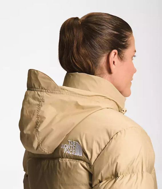 pierre kaki femmes The North Face veste nuptse rétro 1996 62XR731