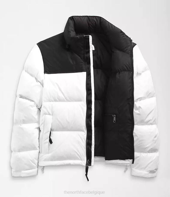 tnf blanc femmes The North Face veste nuptse rétro 1996 62XR727