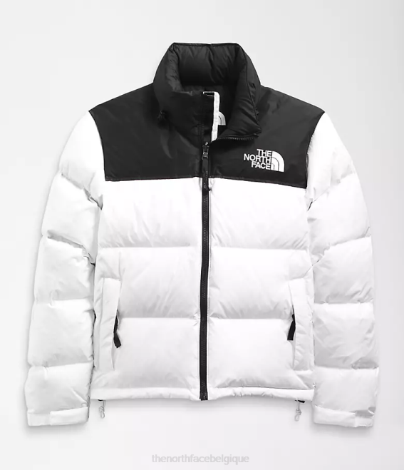 tnf blanc femmes The North Face veste nuptse rétro 1996 62XR727