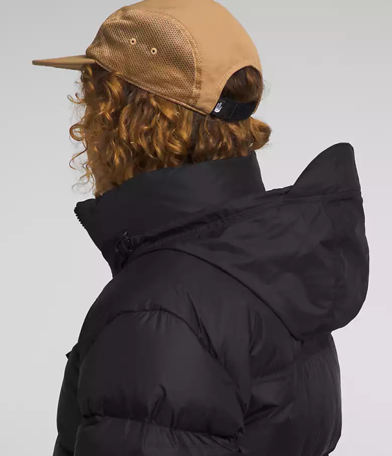 tnf recyclé noir femmes The North Face veste nuptse rétro 1996 62XR723