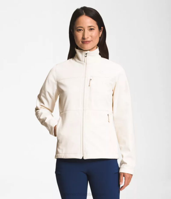 gardénia blanc femmes The North Face veste bionique apex 62XR969