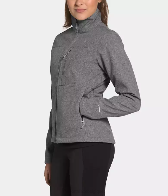 tnf gris moyen chiné femmes The North Face veste bionique apex 62XR971