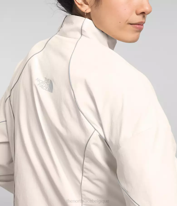 gardénia blanc femmes The North Face coupe-vent à passepoil tek 62XR732