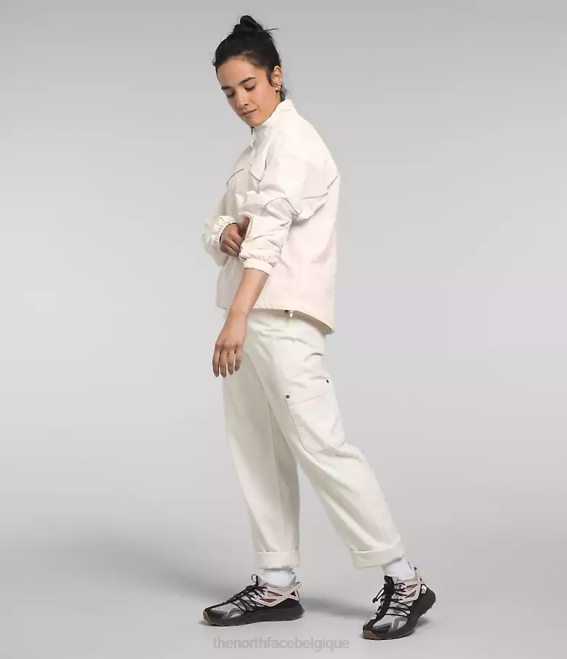 gardénia blanc femmes The North Face coupe-vent à passepoil tek 62XR732