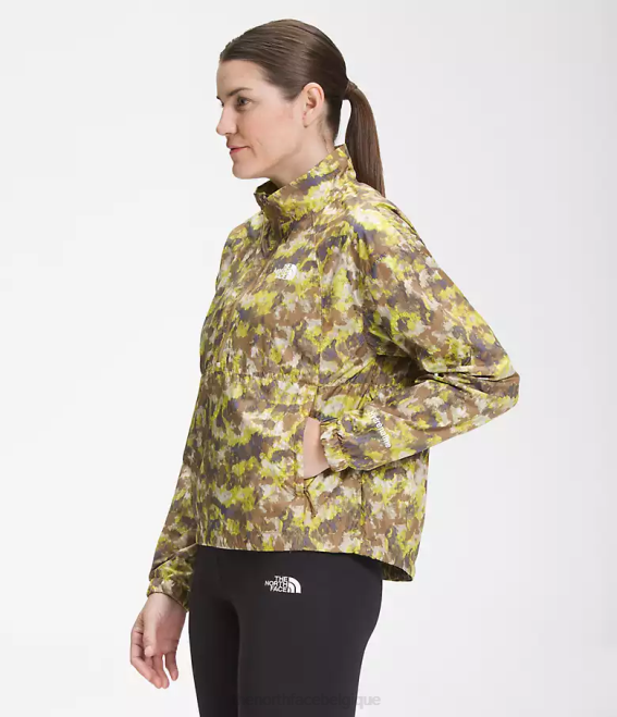 imprimé camp pointillé marron utilitaire femmes The North Face pull hydrenaline 2000 62XR1020
