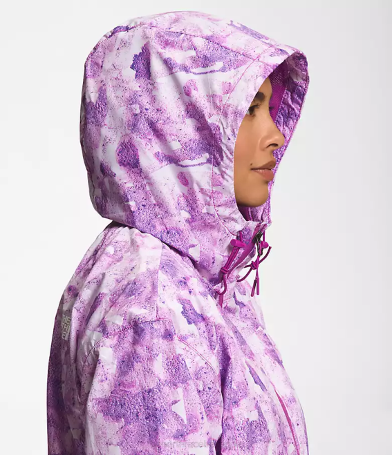 imprimé colorant ton sur ton fleur de cactus violet femmes The North Face veste hydrenaline longueur 2000-25'' 62XR673