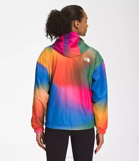 imprimé dégradé bleu super sonique femmes The North Face veste hydrenaline longueur 2000-25'' 62XR675
