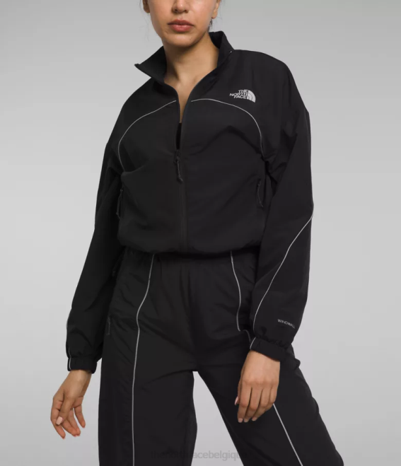 tnf noir femmes The North Face coupe-vent à passepoil tek 62XR733