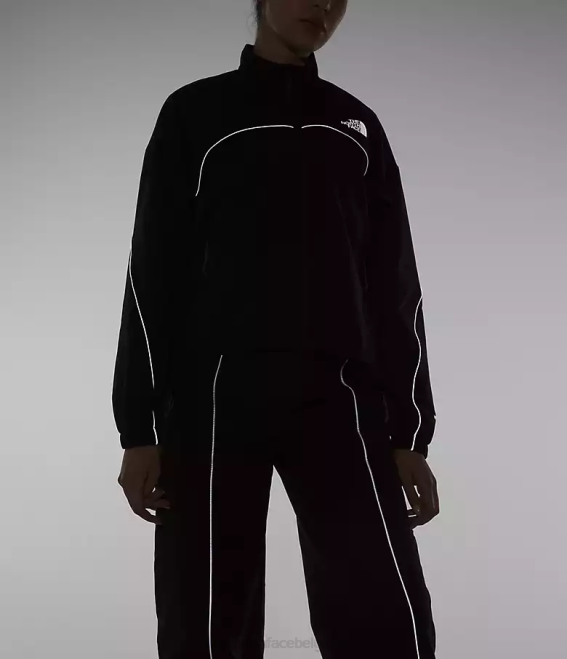 tnf noir femmes The North Face coupe-vent à passepoil tek 62XR733