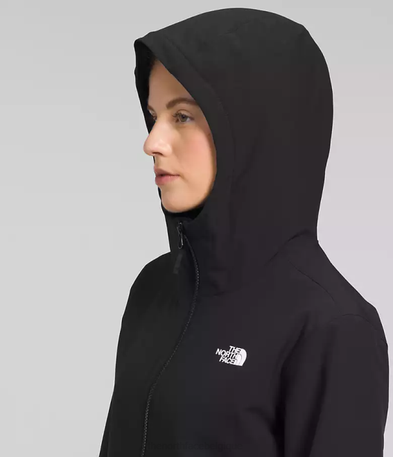 tnf noir femmes The North Face shelbe raschel sweat à capuche 62XR331