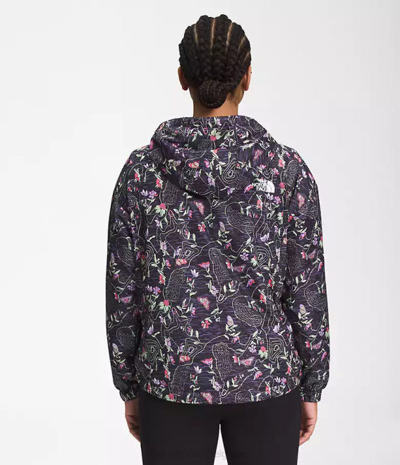 tnf noir imprimé iwd femmes The North Face veste hydrenaline longueur 2000-25'' 62XR676