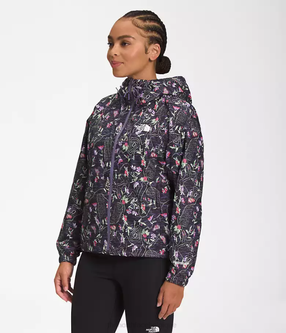 tnf noir imprimé iwd femmes The North Face veste hydrenaline longueur 2000-25'' 62XR676