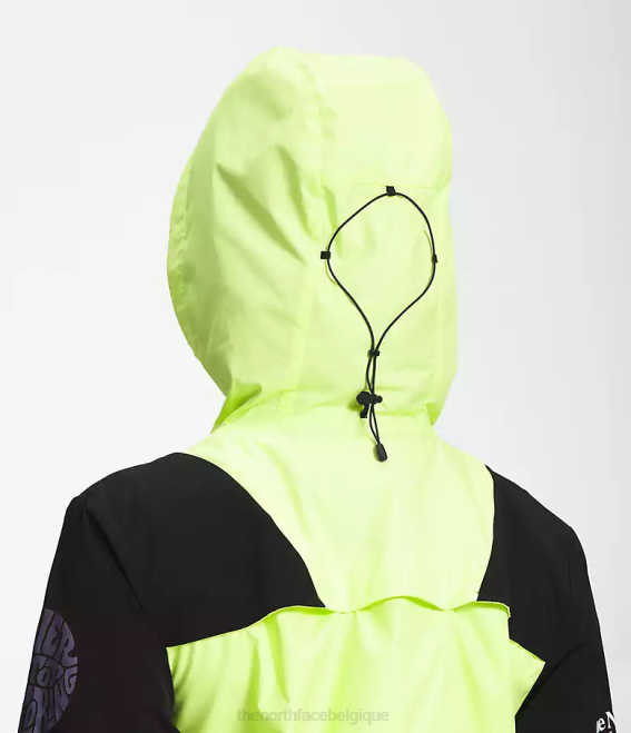 tnf noir/led jaune femmes The North Face veste coupe-vent trailwear 62XR319