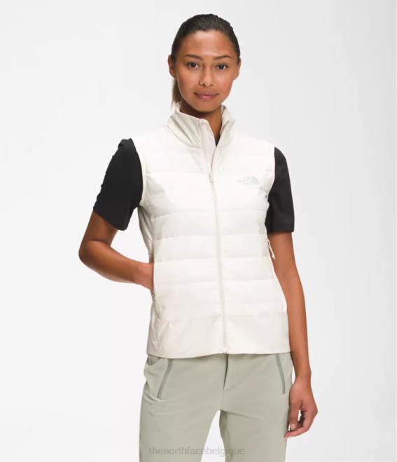 gardénia blanc femmes The North Face gilet d'abri 62XR566