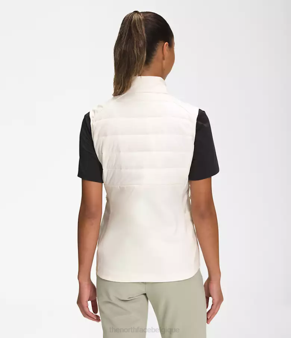 gardénia blanc femmes The North Face gilet d'abri 62XR566