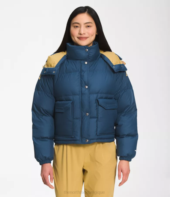 bleu ombragé femmes The North Face doudoune courte 71 sierra 62XR237