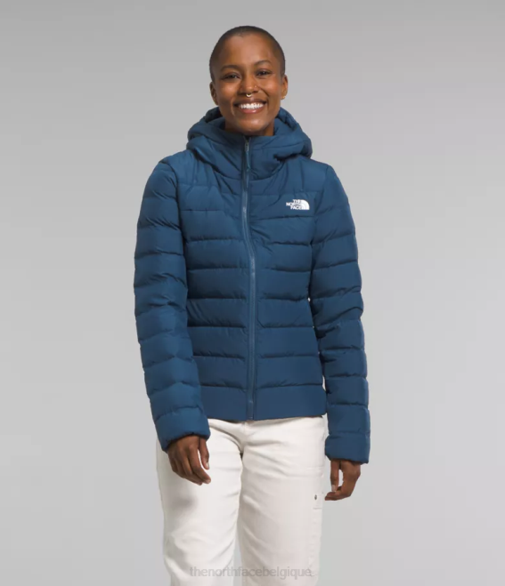 bleu ombragé femmes The North Face sweat à capuche aconcagua 3 62XR369