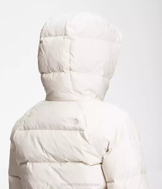 gardénia blanc femmes The North Face sweat à capuche en duvet hydrenalite 62XR890
