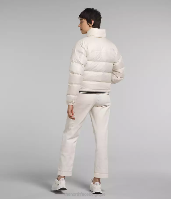 gardénia blanc femmes The North Face veste nuptse rétro 2000 62XR802