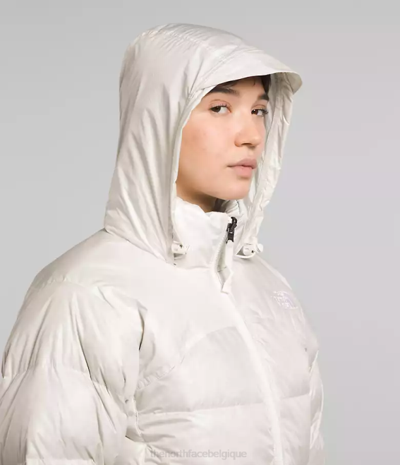 gardénia blanc femmes The North Face veste nuptse rétro 2000 62XR802