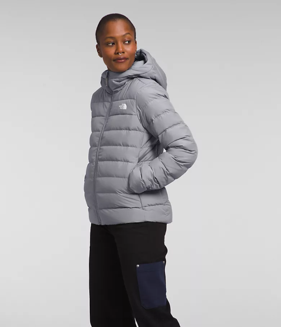 mélanger le gris femmes The North Face sweat à capuche aconcagua 3 62XR370