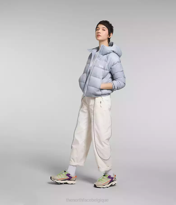 pervenche poussiéreuse femmes The North Face sweat à capuche en duvet hydrenalite 62XR891
